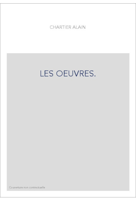 LES OEUVRES.