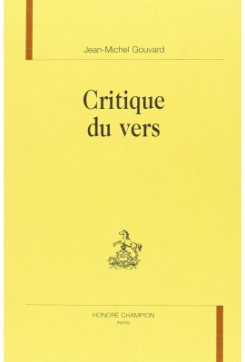 CRITIQUE DU VERS