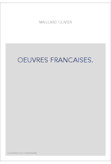 OEUVRES FRANCAISES.