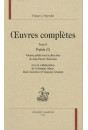 OEUVRES COMPLETES TOME II POESIE I