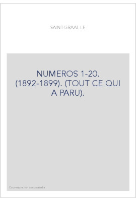 NUMEROS 1-20. (1892-1899). (TOUT CE QUI A PARU).