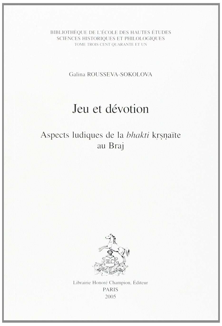 JEU ET DEVOTION