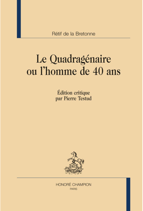 LE QUADRAGENAIRE OU L'HOMME DE 40 ANS