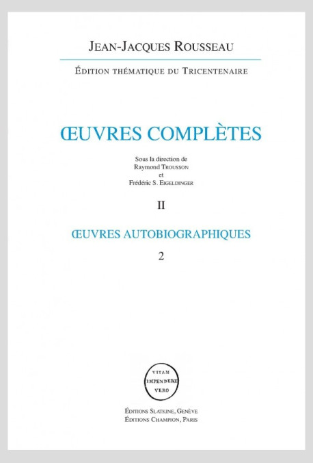 CONFESSIONS ET DOCUMENTS AUTOBIOGRAPHIQUES