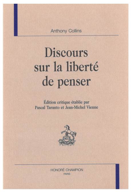 DISCOURS SUR LA LIBERTÉ DE PENSER