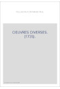 OEUVRES DIVERSES. (1735).