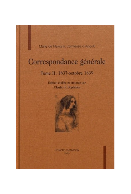 CORRESPONDANCE GÉNÉRALE, TOME II : 1837-OCTOBRE 1839
