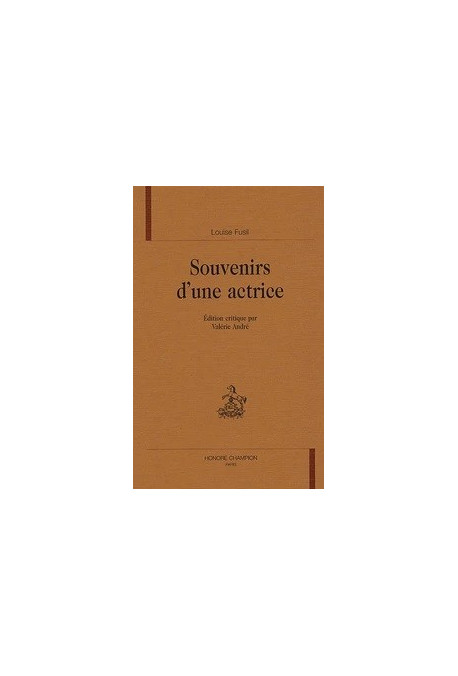 SOUVENIRS D'UNE ACTRICE