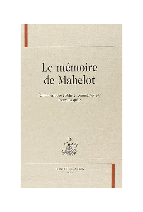 LE MEMOIRE DE MAHELOT