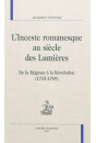 L'INCESTE ROMANESQUE AU SIECLE DES LUMIERES   DE LA REGENCE A LA REVOLUTION (1715-1789)