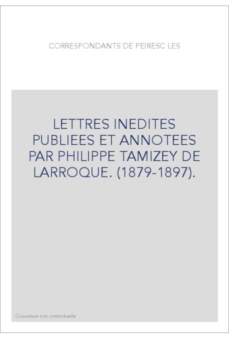 LES CORRESPONDANTS DE PEIRESC.