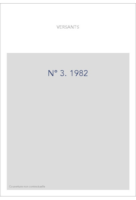 VERSANTS 3  1982