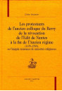 LES PROTESTANTS DE L'ANCIEN COLLOQUE DU BERRY
