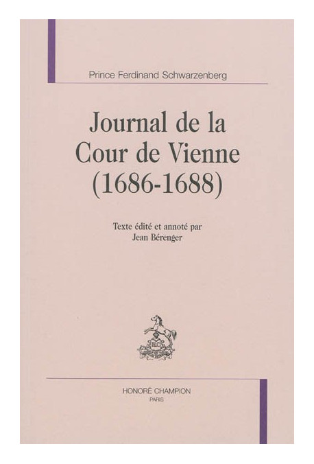 JOURNAL DE LA COUR DE VIENNE (1686-1688)
