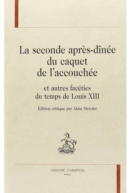 SECONDE APRES-DINEE DU CAQUET DE L'ACCOUCHEE