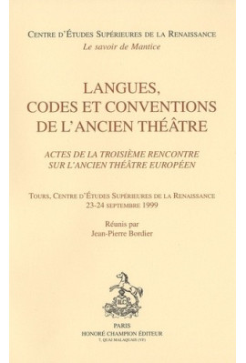 LANGUES CODES ET CONVENTION DE L'ANCIEN THEATRE