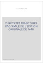 CURIOSITEZ FRANCOISES, POUR SUPPLEMENT AUX DICTIONNAIRES.