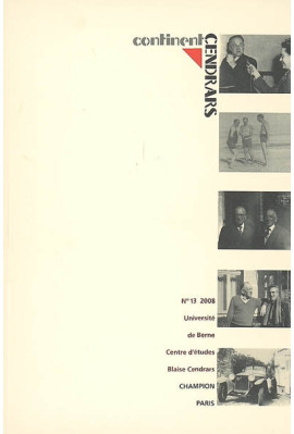 CONTINENT CENDRAS N° 13. 2008. VARIATIONS
