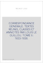 CORRESPONDANCE GENERALE. TOME II. 1833-1838