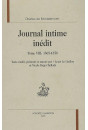 JOURNAL INTIME INEDIT TOME VIII ET DERNIER (1865-1870)