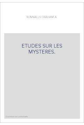 ETUDES SUR LES MYSTERES.