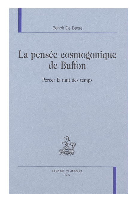 LA PENSEE COSMOGONIQUE DE BUFFON