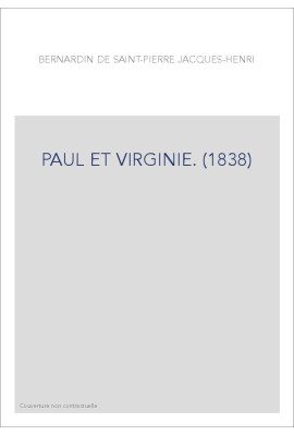 PAUL ET VIRGINIE. (1838)