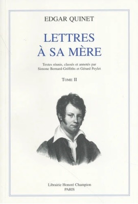 LETTRES A SA MERE. TOME II : 1821-1825.
