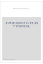 LE PAPE BENOIT XII ET LES CISTERCIENS.