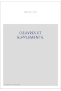 OEUVRES ET SUPPLEMENTS.