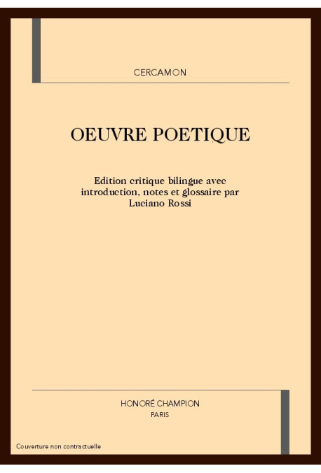 OEUVRE POETIQUE