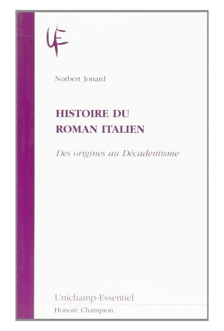 HISTOIRE DU ROMAN ITALIEN