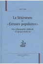 LA LITTERATURE DES ERREURS POPULAIRES