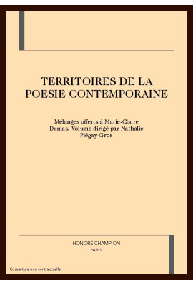 TERRITOIRES DE LA POESIE CONTEMPORAINE