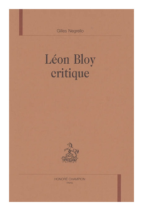 LEON BLOY CRITIQUE