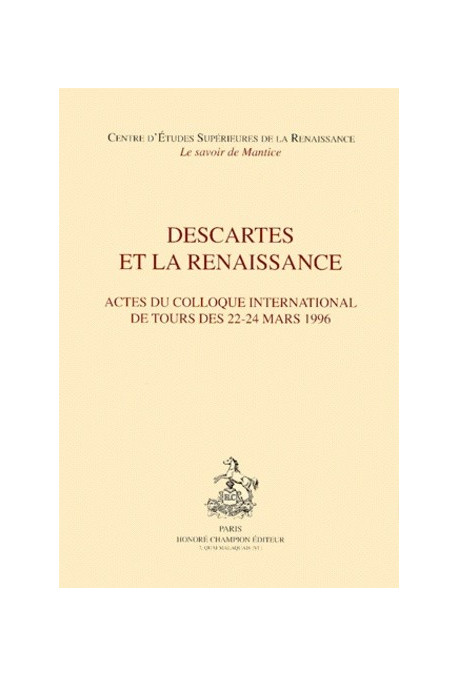 DESCARTES ET LA RENAISSANCE
