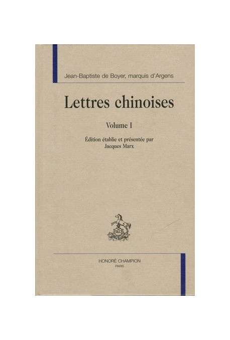 LETTRES CHINOISES