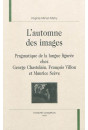 L'AUTOMNE DES IMAGES. PRAGMATIQUE DE LA LANGUE FIGUREE CHEZ GEORGE CHASTELAIN FRANCOIS VILLON ET MAURICE SCEV