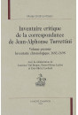 INVENTAIRE CRITIQUE DE LA CORRESPONDANCE DE JEAN-ALPHONSE TURRETTINI