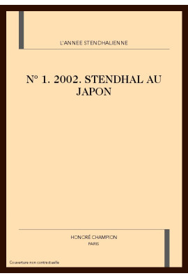 L'ANNEE STENDHALIENNE N°1 2002