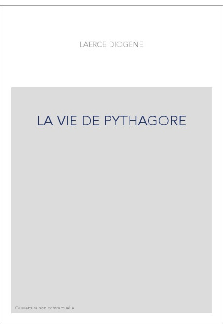 LA VIE DE PYTHAGORE