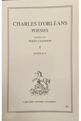 POESIES. TOME II ET DERNIER : RONDEAUX.