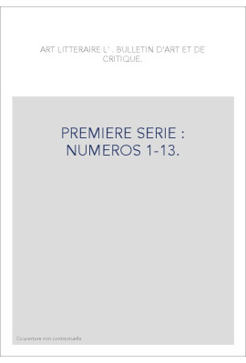L'ART LITTERAIRE (1892-1894).