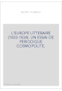 L'EUROPE LITTERAIRE (1833-1834). UN ESSAI DE PERIODIQUE COSMOPOLITE.