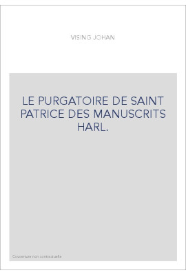 LE PURGATOIRE DE SAINT PATRICE DES MANUSCRITS HARL.