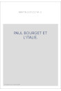PAUL BOURGET ET L'ITALIE.