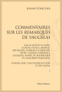 COMMENTAIRES REMARQUES  VAUGELAS