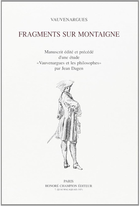 FRAGMENTS SUR MONTAIGNE.