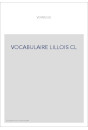 VOCABULAIRE LILLOIS CL