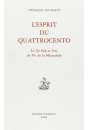L'ESPRIT DU QUATTROCENTO. LE "DE ENTE ET UNO" DE PIC DE LA MIRANDOLE. EDITION BILINGUE
